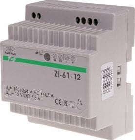 F&F Zasilacz impulsowy 60W, Uwe 185-265V AC, Uwy 12V DC - ZI-61-12V