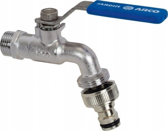 Arco Zawór czerpalny kulowy z szybkozłączką uchwyt rączka 1/2GZ JARDIN