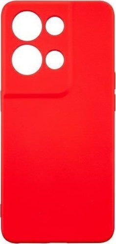 Beline Beline Etui Silicone Oppo Reno 8 Pro czerwony /red
