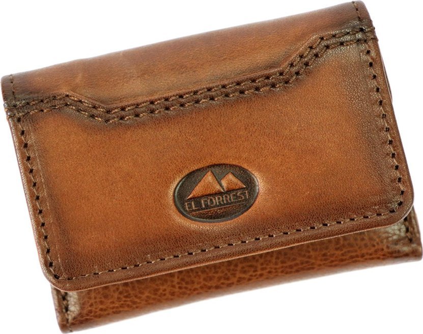Portfel męski skórzany EL FORREST 855-29 Brązowy