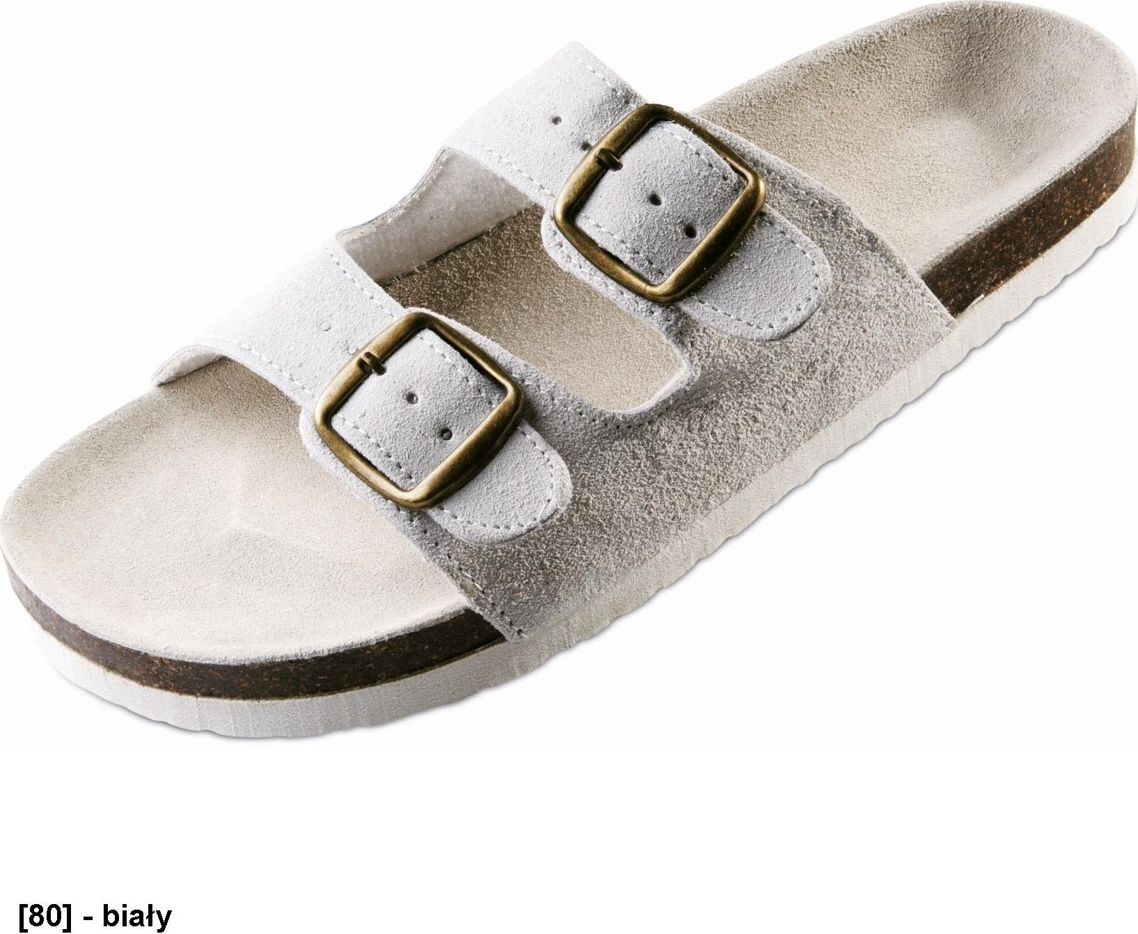 CERVA PUDU - klapki - biały 45