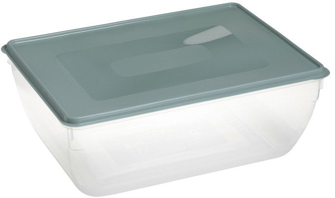FOOD CONTAINER RECTANGULAR DEEP 10L.MINT