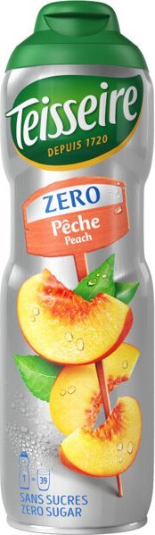 Teisseire Syrop koncentrat brzoskwinia Zero cukru 600ml - Teisseire