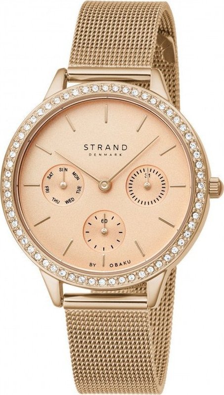 Zegarek Strand S704LMVVMV Złoty zegarek Damski Strand