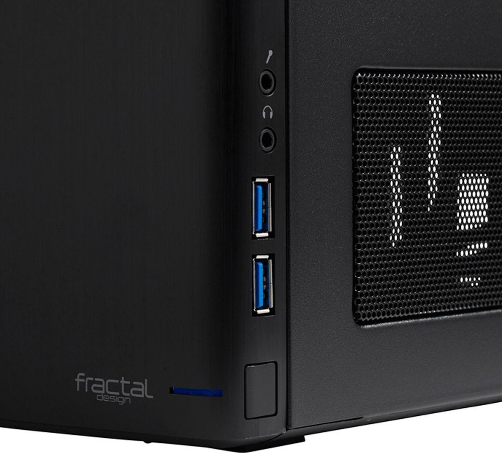 Obudowa Fractal Design Fractal Design | NODE 304 | 2 - USB 3.0 (Internal 3.0 to 2.0 adapter included)1 - 3.5mm audio in (microphone)1 - 3.5mm audio ou