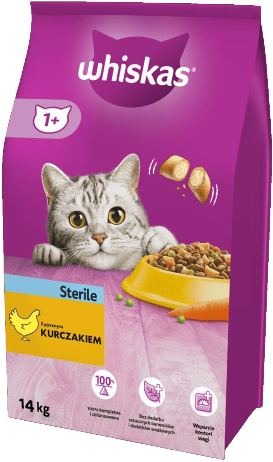 Whiskas Sterile kurczak 14kg
