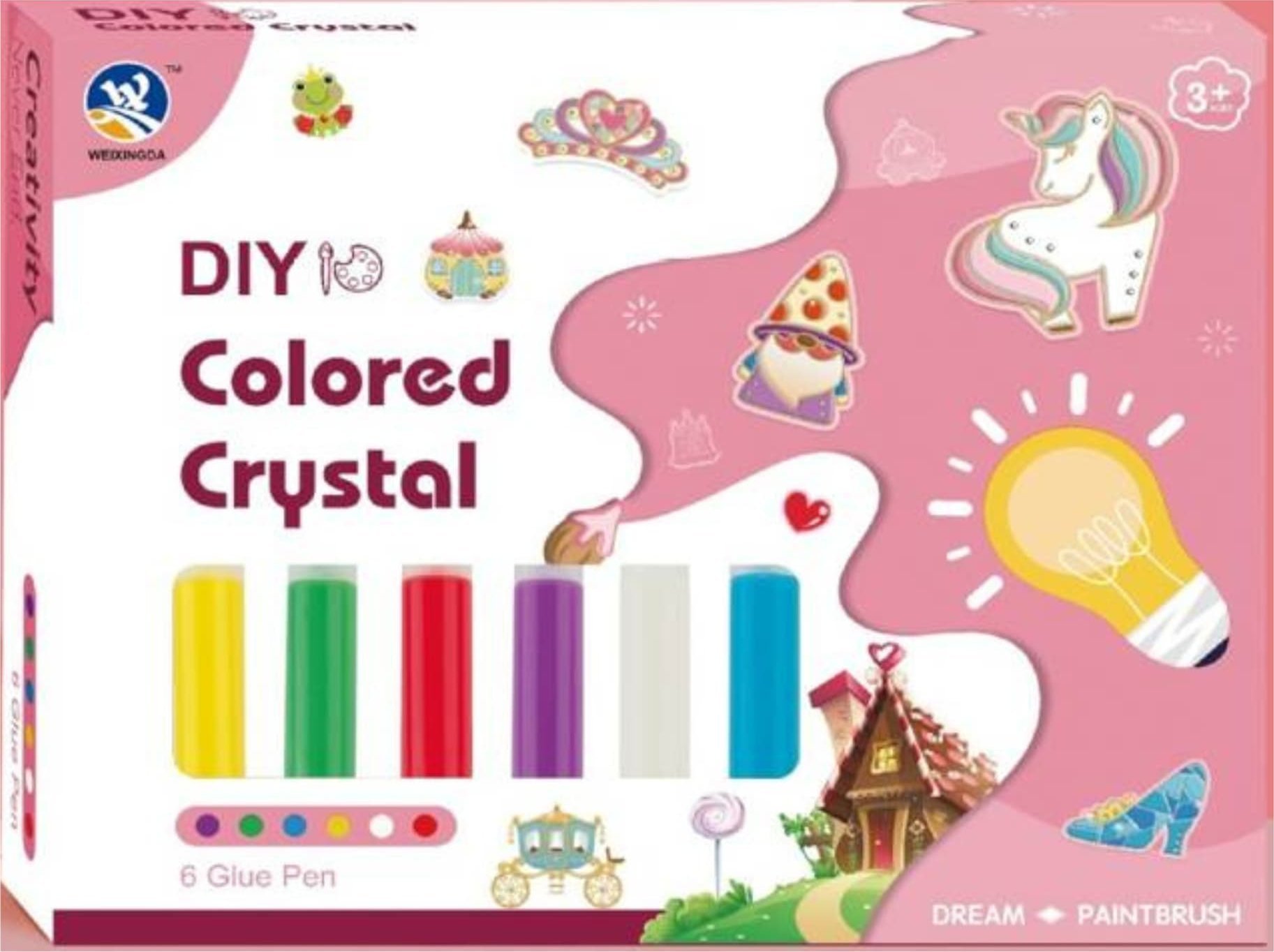 ProNice Zestaw Artystyczny Kreatywny Do Malowania Szablony Wzory Zawieszki Nauka