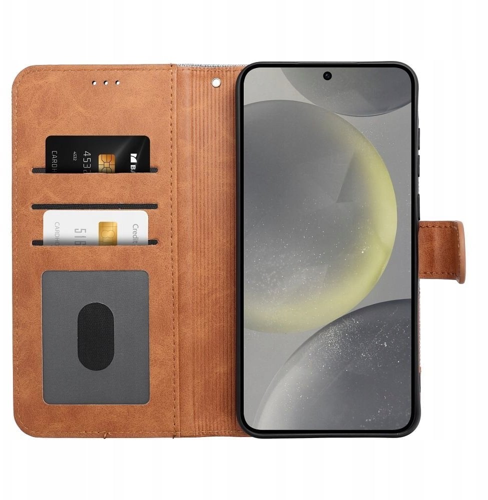 OEM Kabura JEANS Book do niebieskiego S25 FE