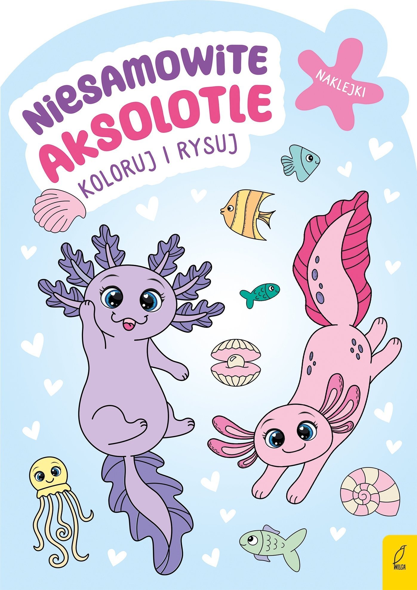 Foksal Koloruj i rysuj Niesamowite aksolotle 94981