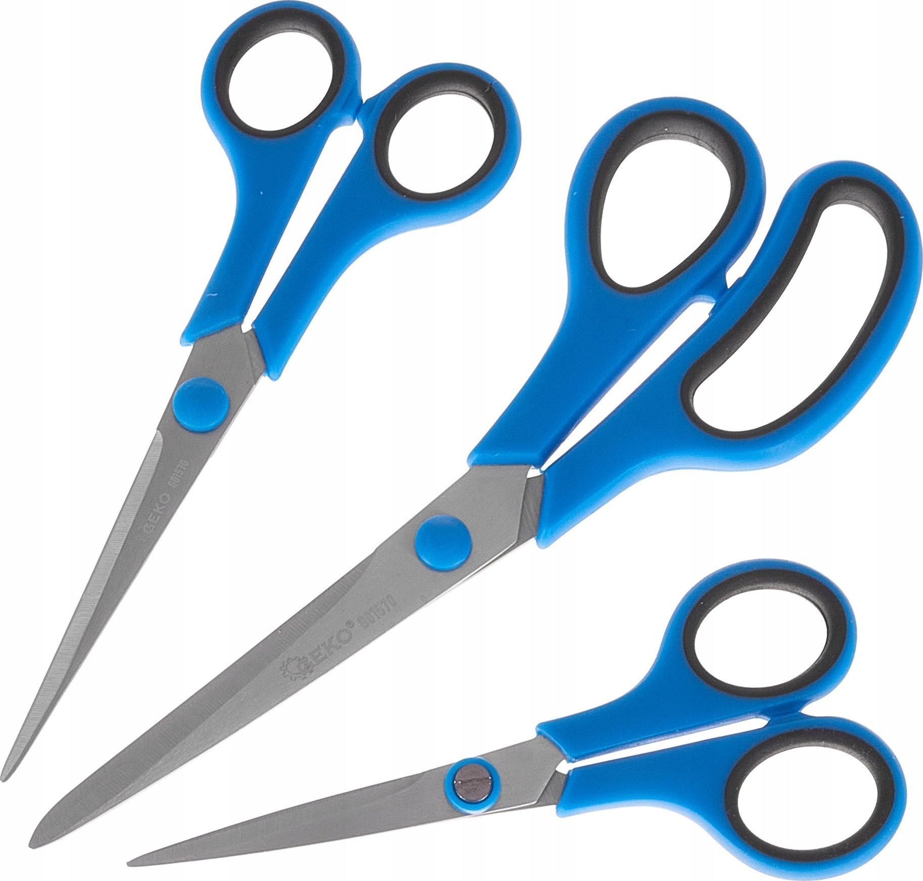 Geko Nożyczki uniwersalne 140/170/210mm 3szt. (12/48)