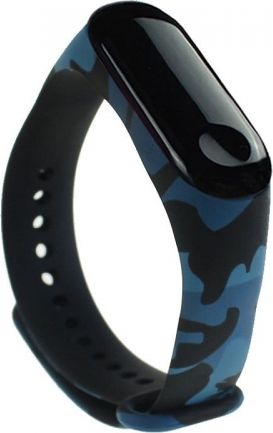 Xiaomi Opaska Mi Band 4 / 3 Camouflage Niebieska