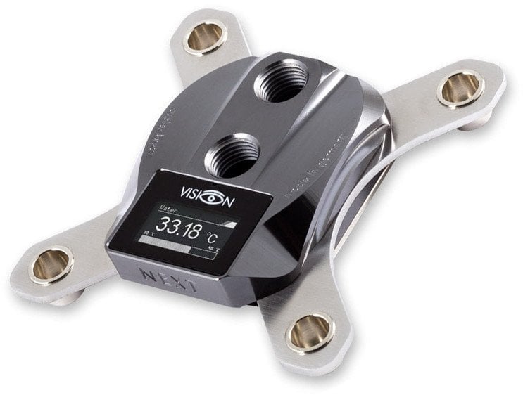 aqua computer cuplex kryos NEXT mit VISION LGA 1700 - PVD/.925er Silber