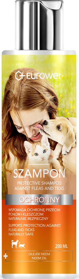 EUROWET EUROWET Szampon ochronny przeciw pchłom i kleszczom 200ml