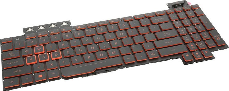 Movano Klawiatura do Asus FX504 FX505 FX705 GL703GS LED