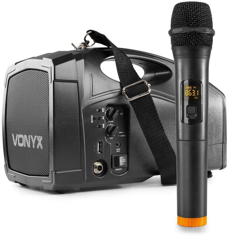 Mobilny zestaw nagłośnieniowy PA Vonyx ST014 z bezprzewodowym mikrofonem ręcznym one size