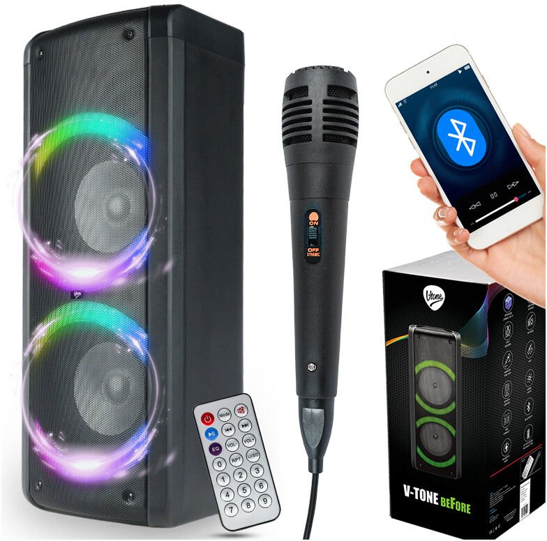 V-TONE beFore bezprzewodowy głośnik przenośny z mikrofonem
