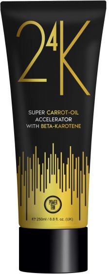 Power Tan 24K Przyspieszacz Do Opalania Z Olejem Marchwi 250ml
