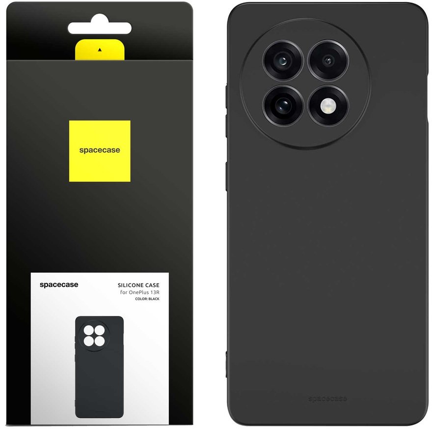 SpaceCase Etui Silicone Case 3.0 OnePlus 13R black standard