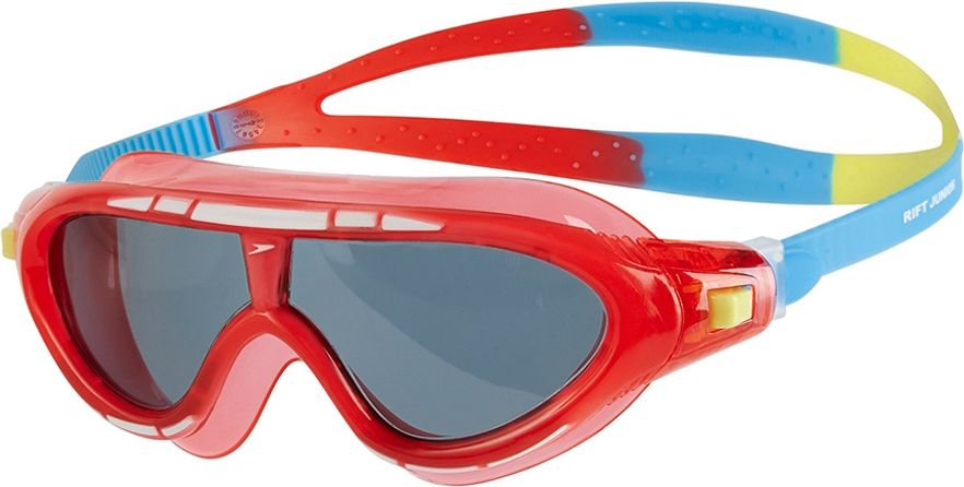 Speedo Okularki pływackie Junior Uni Rift Gog red/smoke (13B992)