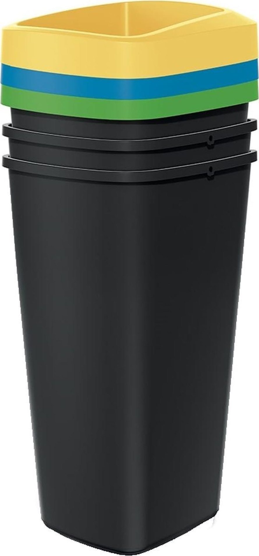 Prosperplast ŚMIETNIK KOSZE NA ŚMIECI 3X25 L COMPACTA Q SORTIBOX KOLOR