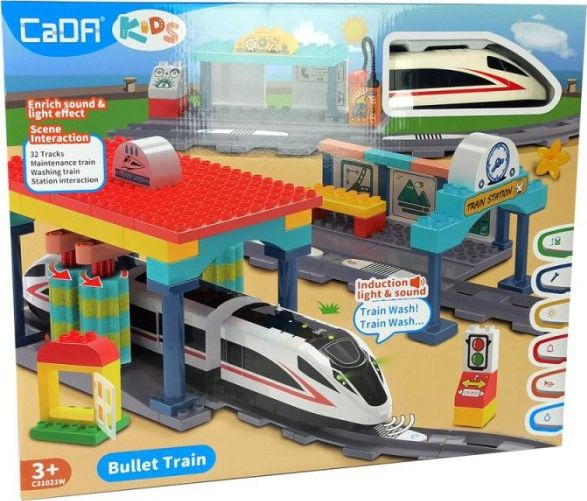 Lean Sport Klocki Pociąg Stacja Kolejowa (9197)