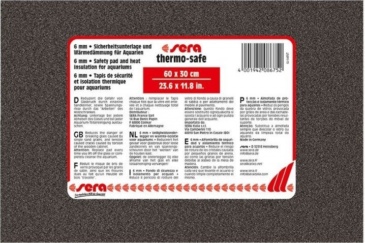 Sera Mata pod akwarium Thermo-safe 60 x 30 cm