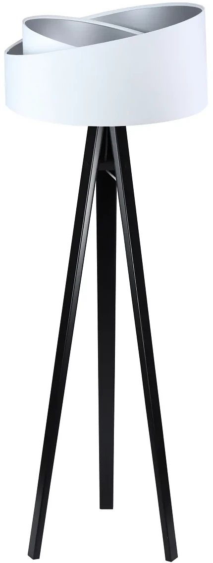 Lampa stojąca GEMSTONE biała/srebrna/czarna BPS KONCEPT