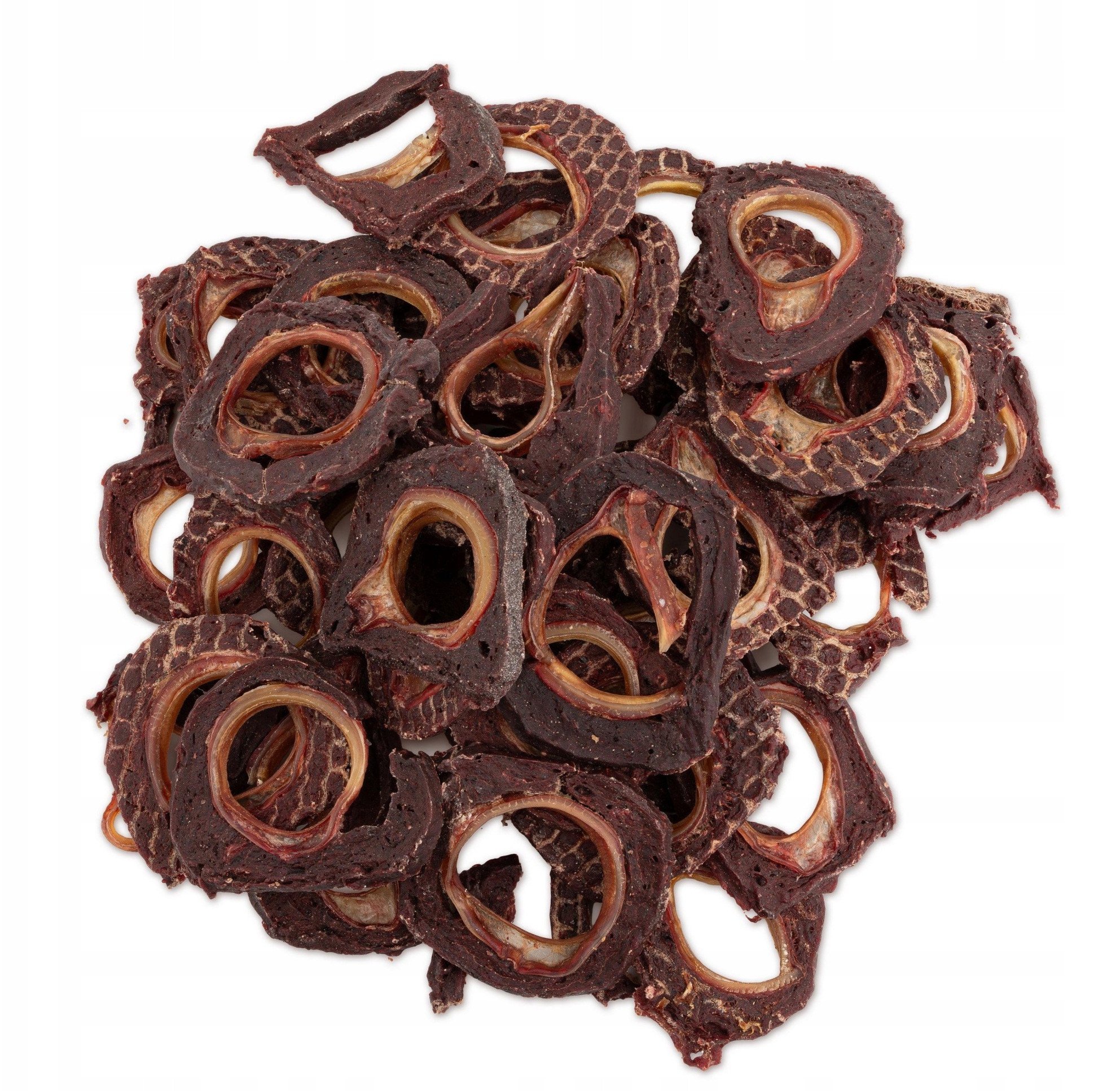 Pausesnack przysmak dla psa, kr��ki wo�owe z tchawic�, 500g