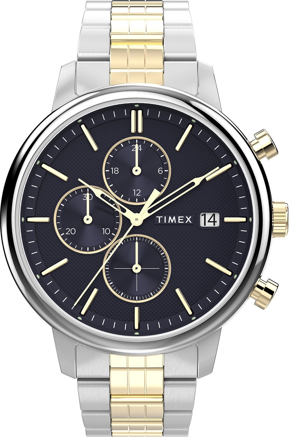 Zegarek Timex Zegarek męski Timex TW2W13300 srebrny