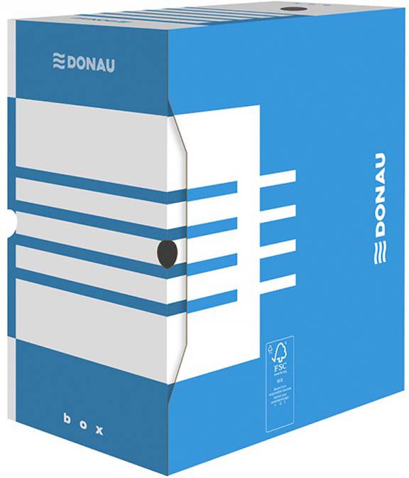 Donau PUDŁO ARCH.DONAU A4/155MM NIEBIESKIE PUDŁO ARCHIWIZACYJNE - 7663301FSC-10