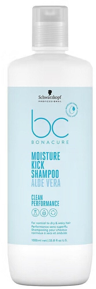 Schwarzkopf Professional BC Bonacure Moisture Kick Shampoo Aloe Vera 1000 ml
