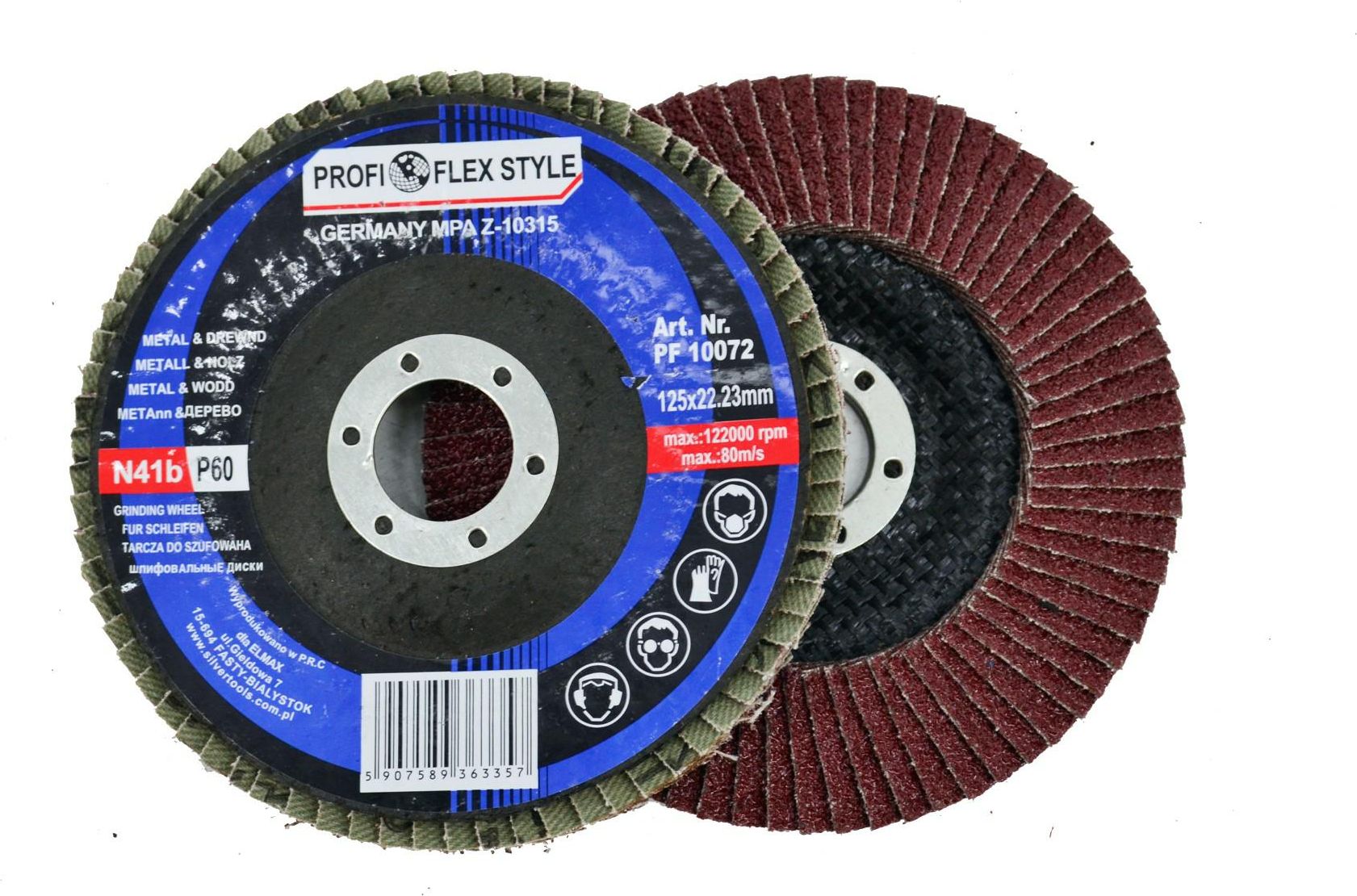 Silver ŚCIERNICA LISTK.SILVER PROFI-FLEX 125 P100 EX10074