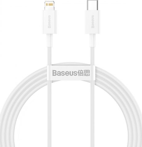 Kabel USB Baseus USB-C - Lightning 2 m Biały (baseus_20210428105812)