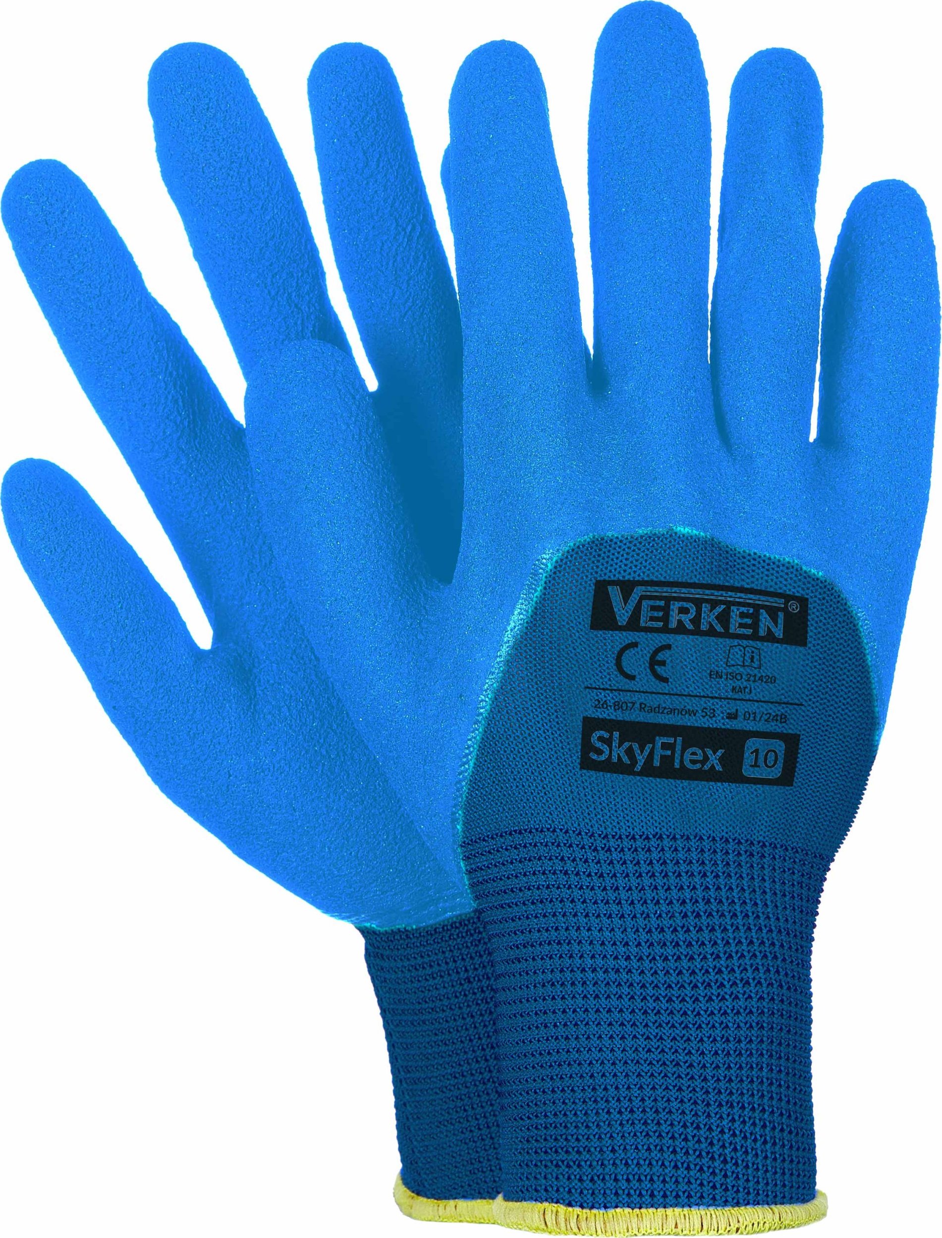 VERKEN Rękawiczki Robocze Sky Flex - Idealne Dopasowanie Spandex Verken - 9 L Verken Skyflex 9 5905979331887