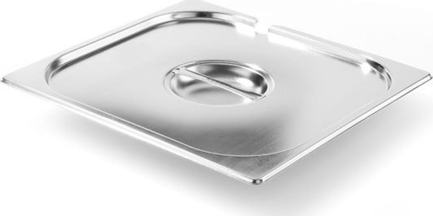 Hendi Pokrywka stalowa do GN Kitchen Line z wycięciem na chochlę GN 2/3 - Hendi 806920 Pokrywka stalowa do GN Kitchen Line z wycięciem na chochlę GN 2