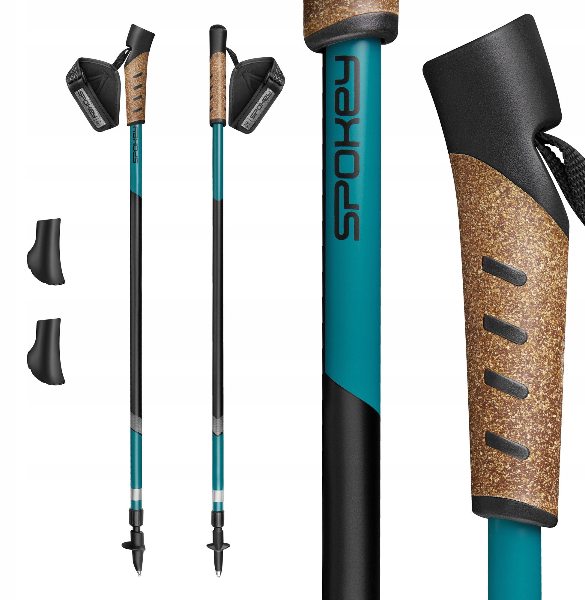 Teleskopowe kije Nordic Walking Spokey PEAK