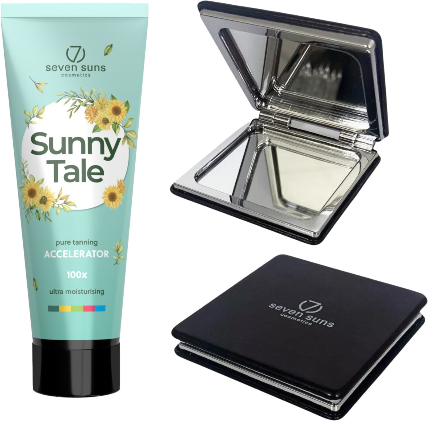 7suns Sunny Tale Przyspieszacz Do Opalania 250ml + Podwójne Lusterko Gratis