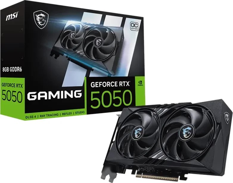 Karta graficzna MSI GeForce RTX 5050 8G Gaming OC 8GB GDDR6 DLSS4