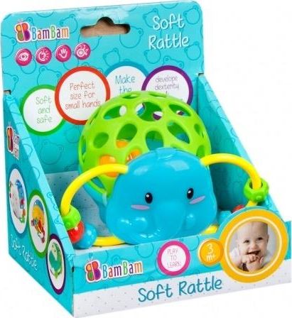 BamBam Miękka grzechotka słoń BAM BAM