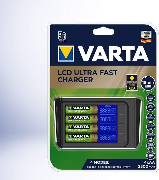 Ładowarka Varta LCD Ultra-Fast-Plus (57685101441)