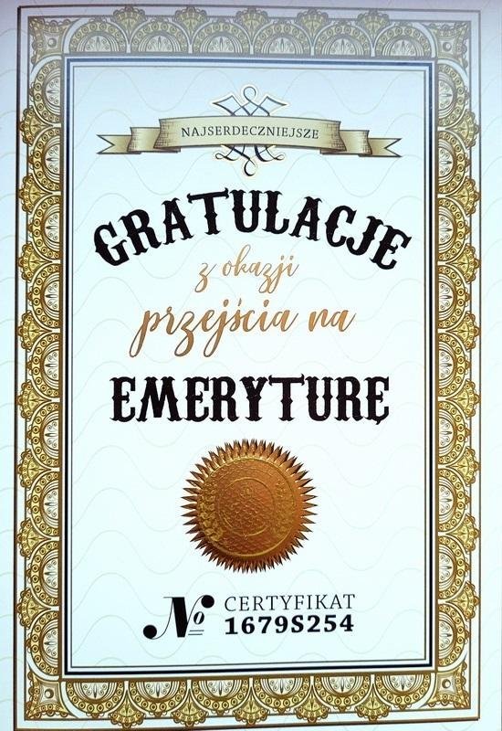 Yeku Karnet Emerytury 2K - 065