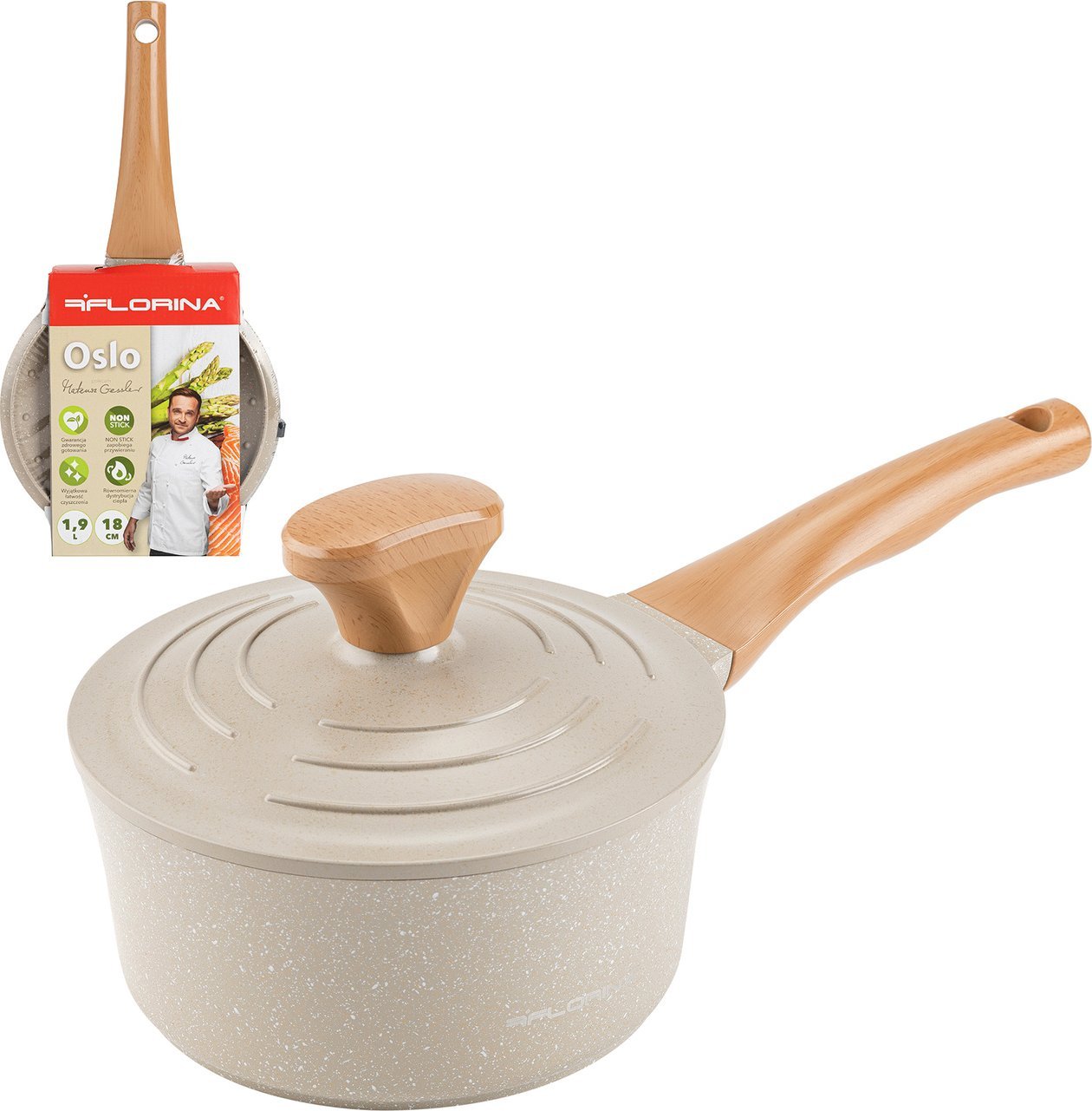 Florina Rondel aluminiowy Florina Oslo 18 cm 1,9 l