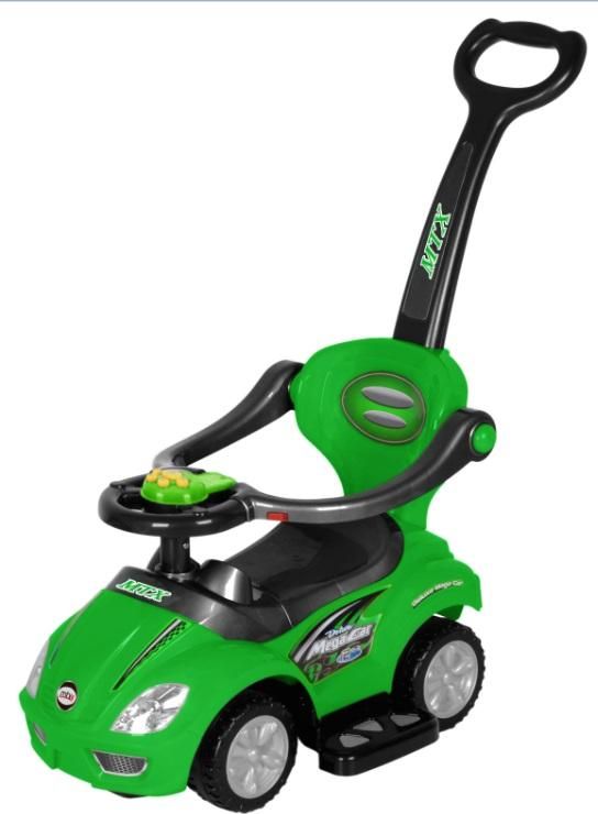 Baby Mix Pojazd - Jeździk z pchaczem, green FLB 301 Baby mix