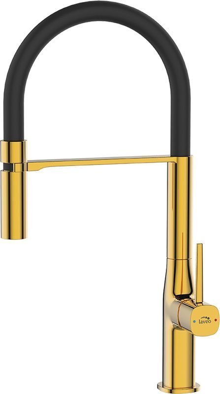 Bateria kuchenna Laveo LAVEO Pola - bateria zlewozmywakowa stojąca z wylewką U