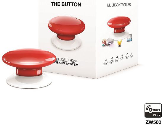Fibaro The Button czerwony (FGPB-101-3)
