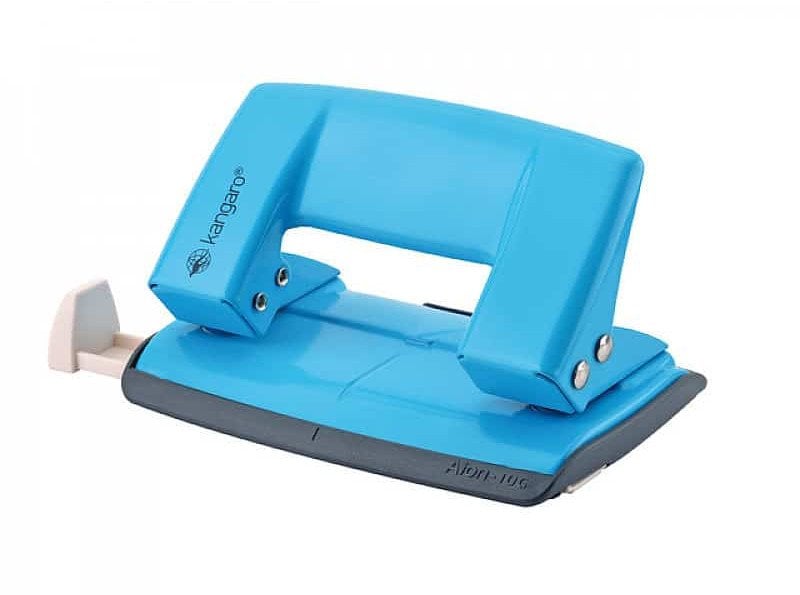 Zestaw zszywacz Nowa-35 + dziurkacz Aion-10G, pudełko z zawieszką, turkusowy