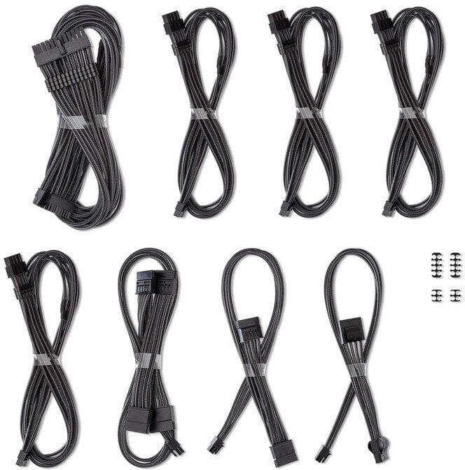 CableMod C-Series Pro ModMesh Kabelset fr Corsair RMi, RMx und RM Netzteile - carbon
