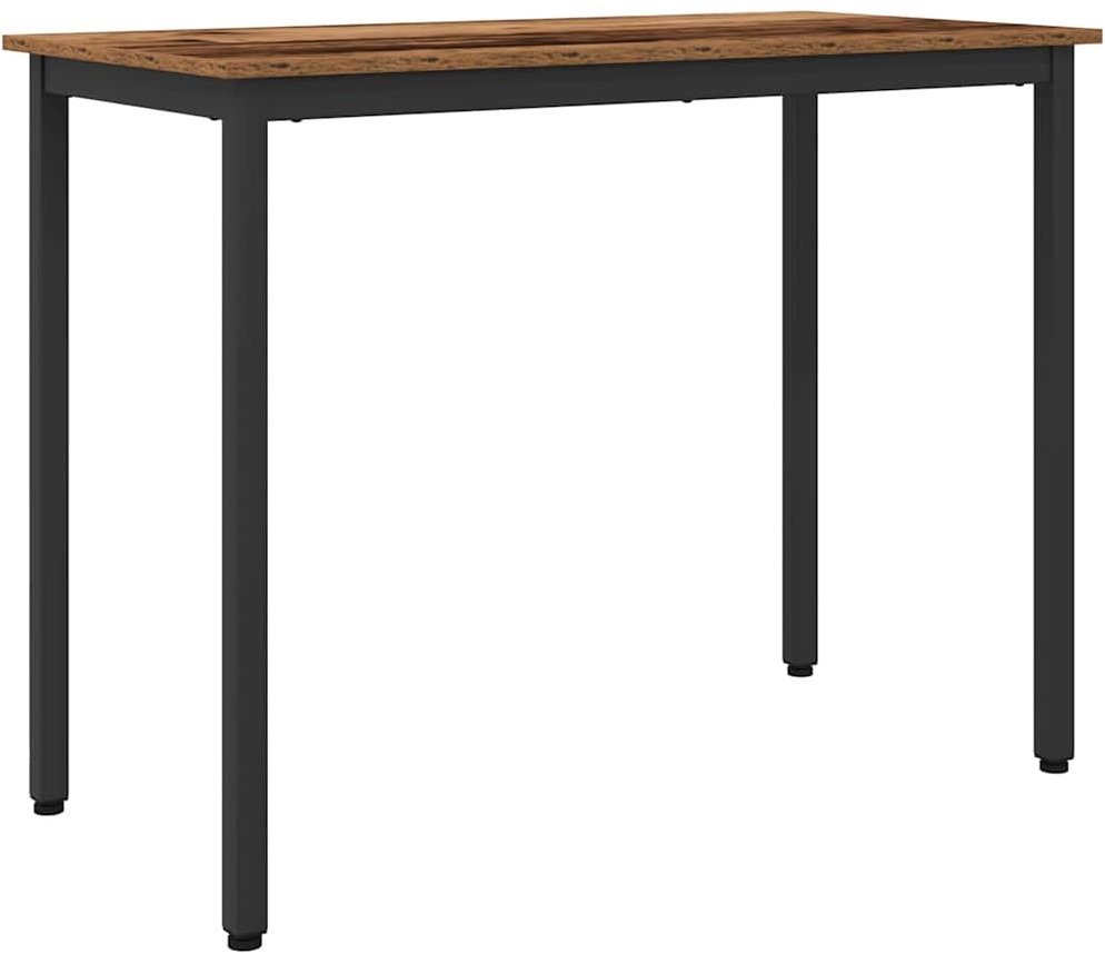 vidaXL stół Stare drewno 100 x 50 x 76,5 cm Drewno inżynieryjne i stal
