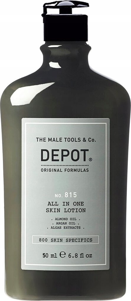 Gosh Depot, 800 Skin Specifics No. 815, Argan Oil, Hydrating, Daily, Lotion, 50 ml For Men