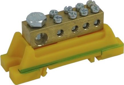 Elektro-Plast Zacisk listwa zaciskowa PE Z-0001B 46.33 żółt-ziel E-P 7201